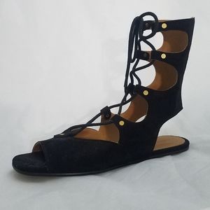 Chloe lettonia gladiator sandals black lace up 36. No box.